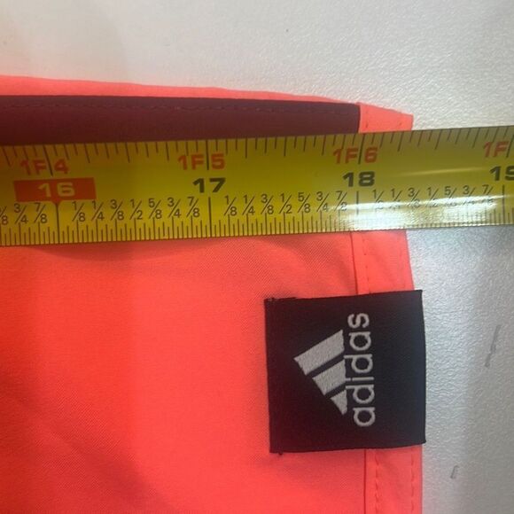 Adidas Men's 3 Stripe Classic Swim Trunks Acid Red - Size Small-NWT - Picture 5 of 5